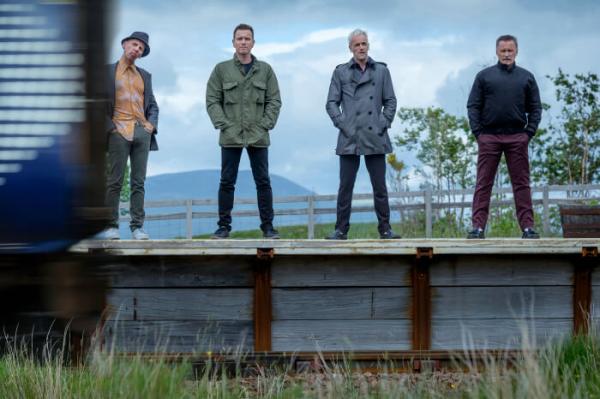 Ewen Bremner, Ewan McGregor, Jonny Lee Miller und Robert Carlyle in T2 Trainspotting